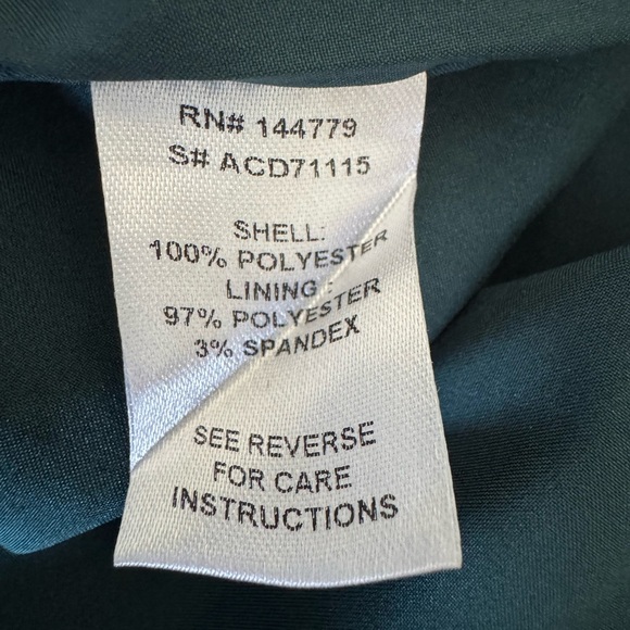 Gizelle Teal Printed Floral Maxi Dress green brown - Picture 16 of 16